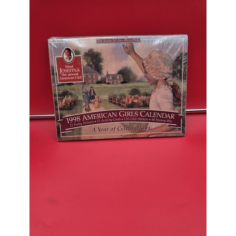 SEALED 1998 American Girl Calendar Felicity w/ 6 Posters Stickers Cards NEW HTF